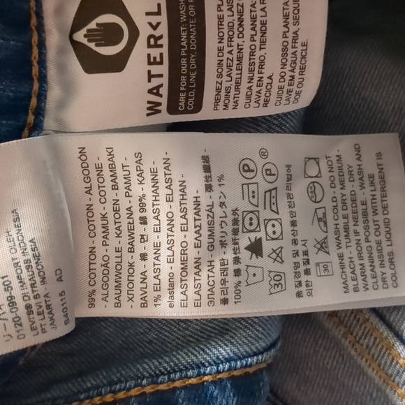 Levi's 721 hi rise skinny jeans size 30 - Picture 14 of 15